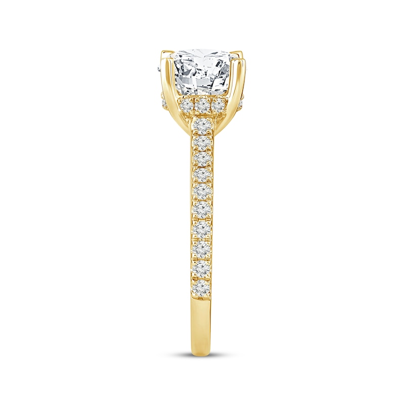 Main Image 2 of Adore Lab-Grown Diamonds Round-Cut Engagement Ring 2-3/8 ct tw 14K Yellow Gold