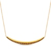 Thumbnail Image 0 of Le Vian Diamond Smile Necklace 3/4 ct tw 14K Honey Gold 18.75"