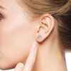 Thumbnail Image 4 of KAY Lab-Grown Diamonds Halo Stud Earrings 1/2 ct tw 14K Yellow Gold