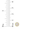 Thumbnail Image 5 of KAY Lab-Grown Diamonds Halo Stud Earrings 1/2 ct tw 14K Yellow Gold