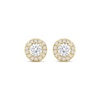 Thumbnail Image 2 of KAY Lab-Grown Diamonds Stud Earrings 1 ct tw 14K Yellow Gold (F/SI2)