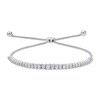 Thumbnail Image 1 of Diamond Bolo Line Bracelet 1/2 ct tw 10K White Gold