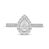 Thumbnail Image 3 of Neil Lane Pear-Shaped Diamond Halo Engagement Ring 1-1/8 ct tw 14K White Gold