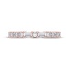 Thumbnail Image 3 of Adore Baguette & Round-Cut Diamond Anniversary Ring 1/2 ct tw 14K Rose Gold