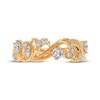 Thumbnail Image 3 of Diamond Vintage-Style Scroll Ring 1/2 ct tw 14K Yellow Gold