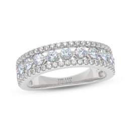 THE LEO Prisma Diamond Anniversary Ring 1 ct tw 14K White Gold