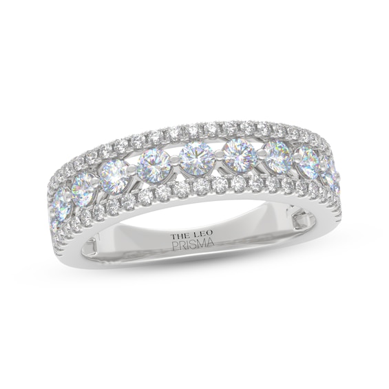THE LEO Prisma Diamond Anniversary Ring 1 ct tw 14K White Gold