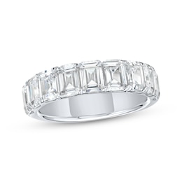 Adore Lab-Grown Diamonds Emerald-Cut Anniversary Ring 3-5/8 ct tw 14K White Gold