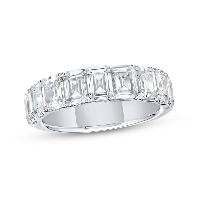 Main Image 1 of Adore Lab-Grown Diamonds Emerald-Cut Anniversary Ring 3-5/8 ct tw 14K White Gold