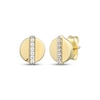 Thumbnail Image 1 of Diamond Circle Stud Earrings 1/20 ct tw 10K Yellow Gold