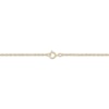 Thumbnail Image 2 of Diamond "Sweetheart" Script Necklace 1/20 ct tw 10K Yellow Gold 18"
