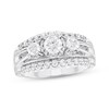 Thumbnail Image 1 of Adore Diamond Three-Stone Engagement Ring 1 ct tw 10K White Gold