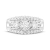 Thumbnail Image 3 of Adore Diamond Three-Stone Engagement Ring 1 ct tw 10K White Gold
