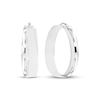Thumbnail Image 1 of Satin-Finish Hoop Earrings Sterling Silver 40mm
