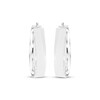 Thumbnail Image 2 of Satin-Finish Hoop Earrings Sterling Silver 40mm