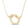 Thumbnail Image 2 of Knot Necklace 14K Yellow Gold 18"