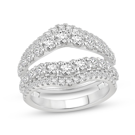 Adore Lab-Grown Diamonds Graduated Enhancer Ring 2 ct tw 14K White Gold