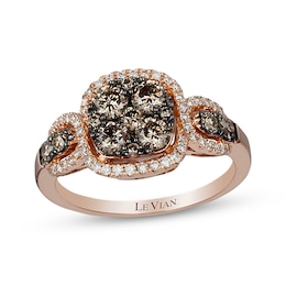 Le Vian Multi-Diamond Ring 1 ct tw 14K Strawberry Gold