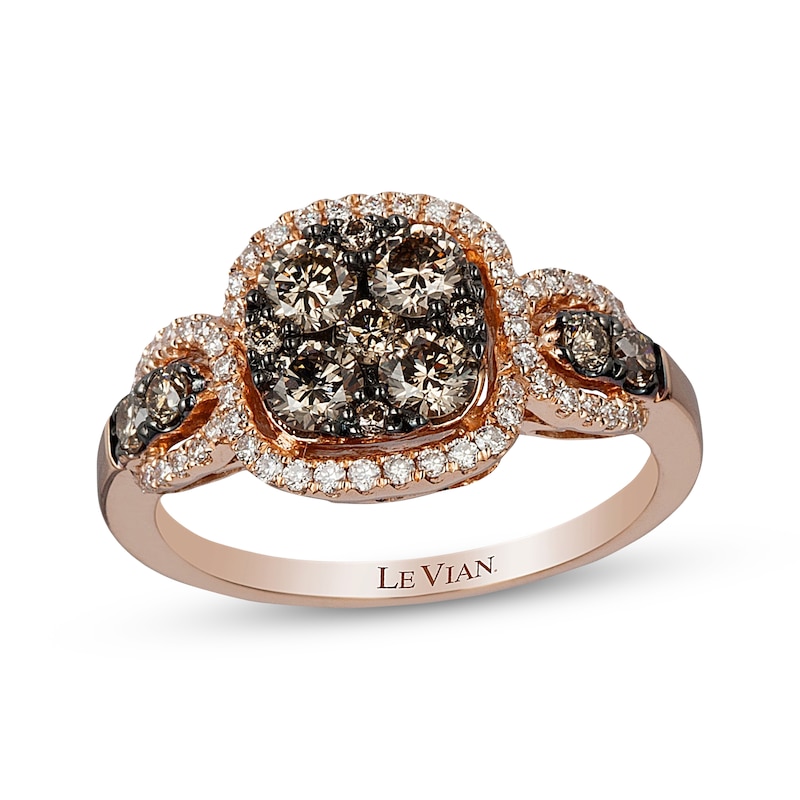 Main Image 1 of Le Vian Multi-Diamond Ring 1 ct tw 14K Strawberry Gold