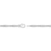 Thumbnail Image 3 of Lab-Created Ruby & White Lab-Created Sapphire Halo Station Bracelet Sterling Silver 7.25"