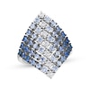 Thumbnail Image 1 of Le Vian Denim Ombré Sapphire Ring 14K Vanilla Gold