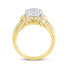 Thumbnail Image 2 of Adore Multi-Diamond Chevron Engagement Ring 1 ct tw 10K Yellow Gold