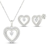 Thumbnail Image 1 of KAY Lab-Grown Diamonds Heart Gift Set 1/2 ct tw Sterling Silver