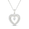 Thumbnail Image 2 of KAY Lab-Grown Diamonds Heart Gift Set 1/2 ct tw Sterling Silver