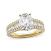 Thumbnail Image 1 of THE LEO Legacy Lab-Grown Diamond Oval-Cut Engagement Ring 3 ct tw 14K Yellow Gold