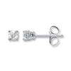 Thumbnail Image 0 of Diamond Solitaire Earrings 1/5 ct tw Round-cut 14K White Gold