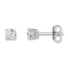 Thumbnail Image 0 of Diamond Solitaire Earrings 1/2 ct tw Round-cut 14K White Gold (K/I2)
