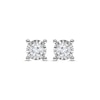 Thumbnail Image 1 of Radiant Reflections 3/8 ct tw Diamonds 10K White Gold Earrings (J/I3)