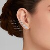 Thumbnail Image 3 of Radiant Reflections 5/8 ct tw Diamonds 10K White Gold Earrings (J/I3)