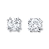 Thumbnail Image 1 of Diamond Solitaire Earrings 1 ct tw Round-cut 10K White Gold (J/I3)