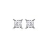 Thumbnail Image 1 of Radiant Reflections 5/8 ct tw Diamonds 10K White Gold Earrings (J/I3)