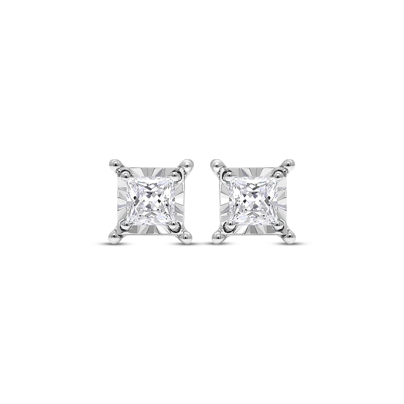 Radiant Reflections 5/8 ct tw Diamonds 10K White Gold Earrings