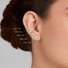 Thumbnail Image 3 of Radiant Reflections 5/8 ct tw Diamonds 10K White Gold Earrings (J/I3)
