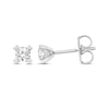 Thumbnail Image 2 of Diamond Earrings 1/4 ct tw Round-cut 14K White Gold (I/I2)