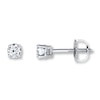 Thumbnail Image 0 of Diamond Solitaire Earrings 1/3 ct tw 14K White Gold (K/I1)