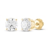 Thumbnail Image 0 of Certified Diamond Solitaire Earrings 2 ct tw 18K Yellow Gold (I/VS2)