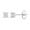 Thumbnail Image 1 of Diamond Solitaire Earrings 3/8 ct tw Princess-cut 10K White Gold (J/I3)
