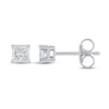Thumbnail Image 2 of Diamond Solitaire Earrings 3/8 ct tw Princess-cut 10K White Gold (J/I3)