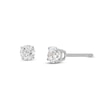 Thumbnail Image 1 of Diamond Solitaire Stud Earrings 3/8 ct tw Round-cut 14K White Gold (J/I3)
