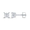 Thumbnail Image 2 of Diamond Solitaire Stud Earrings 1-1/5 ct tw Princess-cut 14K White Gold (J/I3)