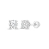 Thumbnail Image 0 of Solitaire Earrings 3/4 ct tw Diamonds 14K White Gold (I/I2)