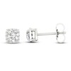 Thumbnail Image 1 of Diamond Solitaire Stud Earrings 1/4 ct tw Round-cut 10K White Gold (I/I3)