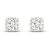 Thumbnail Image 2 of Diamond Solitaire Stud Earrings 1/4 ct tw Round-cut 10K White Gold (I/I3)