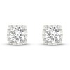 Thumbnail Image 2 of Diamond Solitaire Stud Earrings 1/4 ct tw Round-cut 10K White Gold (I/I3)