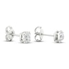 Thumbnail Image 3 of Diamond Solitaire Stud Earrings 1/4 ct tw Round-cut 10K White Gold (I/I3)