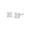 Thumbnail Image 0 of Diamond Solitaire Earrings 1/4 ct tw Princess-Cut 14K White Gold (J/I3)